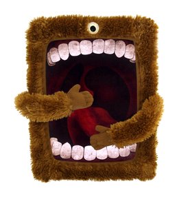 Preisvergleich Produktbild iLoveHandles Cyclops Furry Monster Reinigung Schutzhülle für iPad