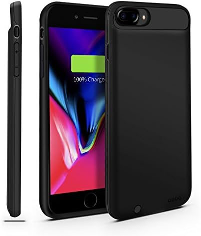 iPhone 7 Plus Battery Case, [Can Support Lightning to Lightning Earphone/Microphone] Ultra Slim Portable Charger iPhone 7 Plus (5.5 inch) Charging Case,4000mAh Extended Battery Pack Juice Bank