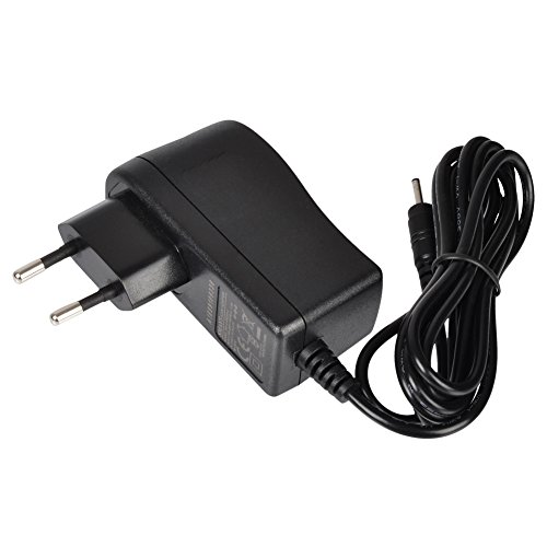 Smays 5V DC-in 2A 2,5/0,7mm Jack Netzteil Ladegerät für Nabi2-NVA, Double Power Tablet, Lindsay 10", Prontotec 7-Inch, FunTab, Amiga Stellent 7 ", RCA 7 9 Cambio W101 V2