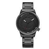 YGMDSL Armbanduhren Männer Quarzwerk Kreativ Persönlichkeit Freizeit Spiegel aus Gehärtetem Mineralglas,B