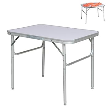 Aluminium Klapptisch Campingtisch 75x55cm Gartentisch Beistelltisch Falttisch Picknicktisch Alutisch Faltbar Und Hhenverstellbar
