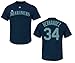 Produktbild MLB Baseball T-Shirt SEATTLE MARINERS Felix Hernandez #34 navy in L (LARGE)