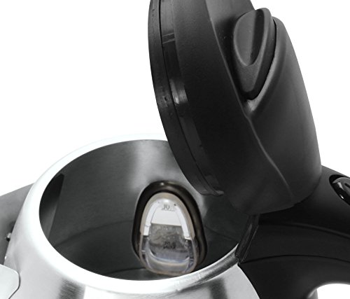 Korona – Wasserkocher 20303 I 1,0 Liter I 360 ° I 2000 W I Edelstahl-Schwarz - 2