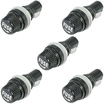 VGOL Portafusibile Per Montaggio A Pannello - 5 Pezzi Per Fusibili 6,3x30 Mm - Foto 3