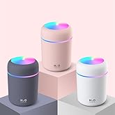 Hava Nemlendirici H2O Humidifier Ortam Nemlendirici Işıklı Buhar Makinesi Aroma Dif&uuml;z&ouml;rl&uuml; Ara&ccedil; İ&ccedil;i, Oda Nemlendirici (KARIŞIK