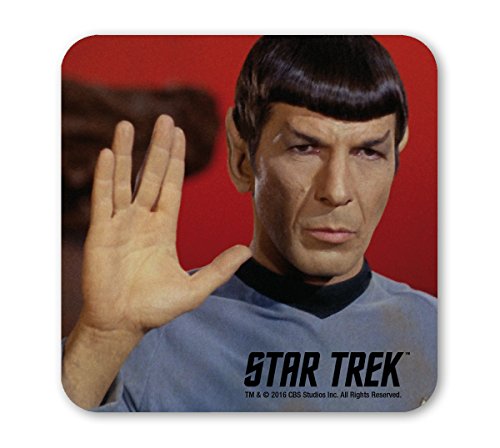 Star Trek - Spock - Live Long And Prosper Coaster - Untersetzer - farbig - Lizenziertes Originaldesign - LOGOSHIRT