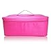 *NEW* NYK1 PINK or BLACK Gel Nail Case Bag for Nail Technician or Therapist Vanity Case - Professional Beautician Storage Carry Case for Nail Lamp, Gel Nails and Cosmetics