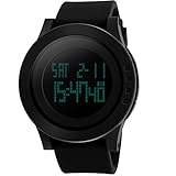 Herren Wasserdichte Digitale Multi-Funktions-LED-Hintergrundbeleuchtung Outdoor-Sportarten Schwimmen Elektronische Armbanduhr