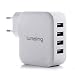 Produktbild Lumsing® 21W 4-Port 5V 4.2A USB -Ladegerät Tragbares Wand Ladegerät (weiß)