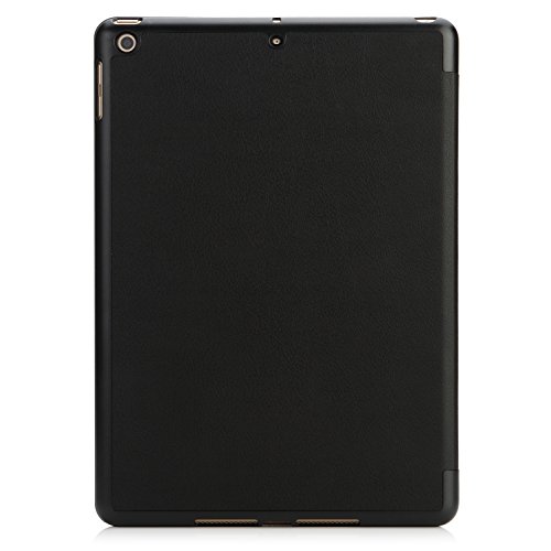 iHarbort® Neues iPad 2017 9,7 Zoll Hülle – Mehrfachwinkel geringes Gewicht PU Leder Tasche Hülle Etui Schutzhülle Ständer Smart Cover für Neues iPad 2017 9,7 Zoll , mit Schlaf / Wach-up-Funktion Schwarz - 6