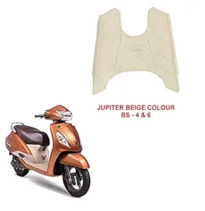 Gadget Deals Anti Skid Scooter/Scooty Two Wheeler Floor/Foot Mat for Tvs Jupiter