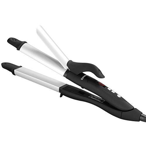 DarkIron 2 in 1 Ceramic Hair Straightener/Curler Wand 32mm