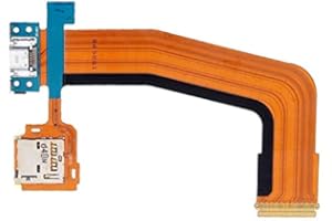 OnlyTech - Cable interno del conector de carga USB y del lector MicroSD de la tableta Samsung Galaxy Tab S SM-T800, pieza de repuesto compatible con Samsung