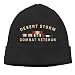 Produktbild ASKYE Combat Veteran Desert Storm Unisex Knitted Hat ILY Knitting Beanies Caps Black