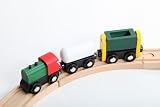 point-kids Holzeisenbahn Set 49 Teile, Zug komplett Set Holz - 7