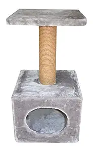 CAT-2000 Kit-Bag Cat Tree and Pet House Condos (Grey)