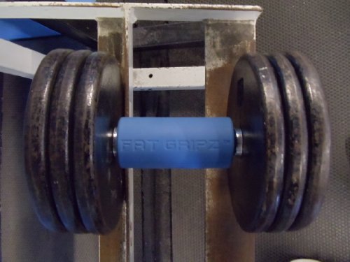 Fat Gripz Ultimate Hantelgriffe, Ø 5,7cm , blau, 854078001014 - 9