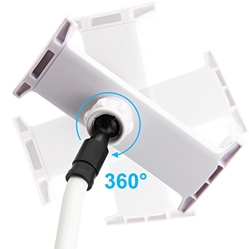 Zilong Flexible Arm Tablet Standplatz, 80cm Schwanenhals Halterung, drehbar 360 Grad Desktop-Ständer, iPad-Halter-Standplatz mit ultra-stabile Bolzen-Klemmplatte, Perfekt für Büro, Bad, Schlafzimmer, Küche, Tisch, Bett, Universalhalterung für iOS und androide Tablete PC, Handy, eBook - 7