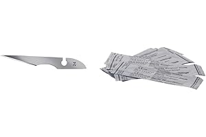 KOSMETEX 12x Bayha Sterile Skalpellklingen, Klingen einzeln steril verpackt, Figur 24