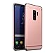 Produktbild Conie Bumper für Samsung Galaxy S9 - Soft Case Cover, 2-Farbige Rückschale, Schutz- Tasche Rückschale mit Kantenschutz kompatibel mit Galaxy S9 Hülle (Rosegold)