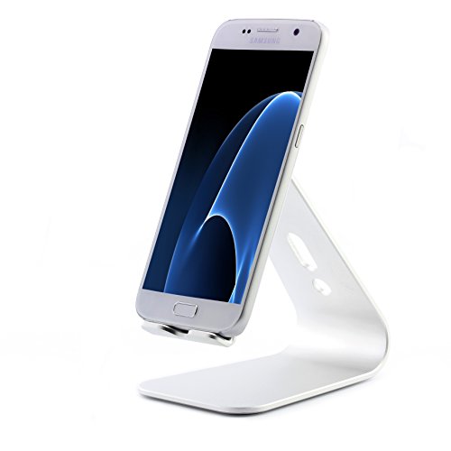 Universal Aluminium Smartphone Handy Tablet Ständer Alu Handy Halter Samsung, Nokia , Apple, HTC und viel mehr … ScorpioCover Variante 2 silber - 3