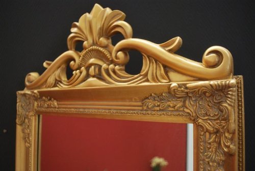 Livitat LV8753-G antik barock Ankleide-/Standspiegel Landhaus, 180 cm, gold - 3