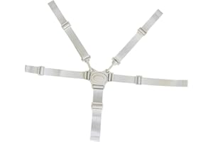 JATIPY Universal High Chair Straps – Adjustable 5-Point Safety Harness for High Chairs, Strollers, Car Seats, and More, Comfortable & Secure