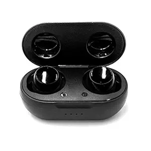 Raptech T9 Truly Wireless Bluetooth In Ear Earbuds with Mic (Black)