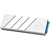 ARCTIC M2 Pro soğutucu M.2 2280 SSD i&ccedil;in, ARCTIC TP-3 fanlı, PC ve PS5 ile uyumlu, tek ve &ccedil;ift taraflı SSD'ler i&ccedil;in, g&uuml;m&uuml;ş