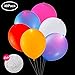 Produktbild LED Luftballons Geburtstag, LED Leuchten Ballon, Luftballons Party 30 Stück Mischfarbe für Hochzeit Weihnachten Fasching Valentinstag Party Deko TECHSHARE (LED-Ballon mit Schalter)