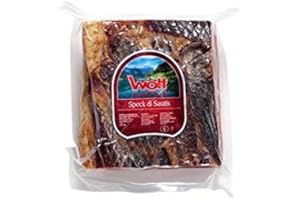 Probierpreis Sonderangebot Speck di Sauris - bester italienischer Schinken Speck 4 Monate gereift Wolf Sauris (600gr)