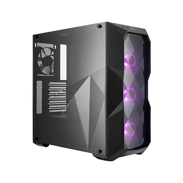Cooler Master MasterBox TD500 - Caja Ordenador PC RGB con Diseño a Líneas Poligonales, 3 x 120mm Ventiladores…