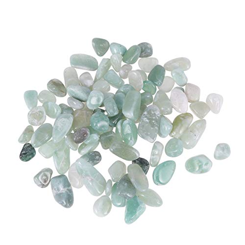 Preisvergleich Produktbild SUPVOX 500g Natursteinhackschnitzel Heiledelstein Perlen Quarzsteine Edelsteinhackschnitzel Dekorative River Rock Steine für Aquariengarten Aquarium 500g