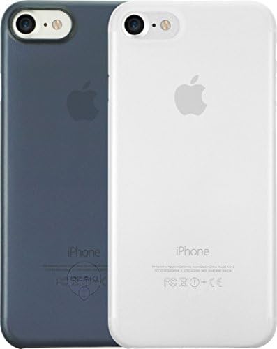 Ozaki O!Coat 0.4 Jelly Slim 2 in 1 Case Set for Apple iPhone 7 Plus, Black and Transparent Cover