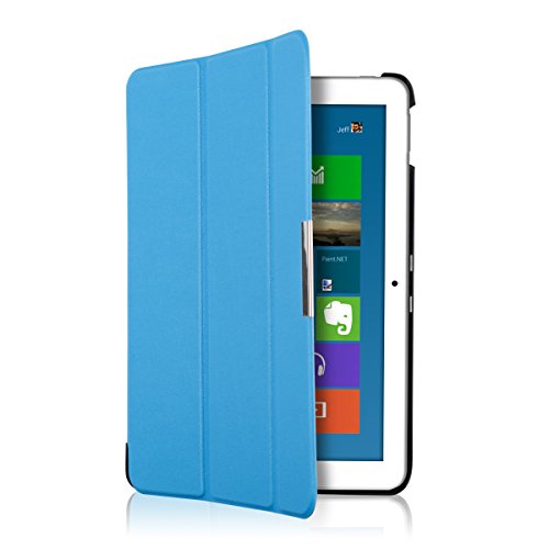kwmobile Hülle für Acer Iconia Tab 10 (A3-A20) – Smart Cover Case Tablet Schutzhülle Kunstleder – Ultra Slim Tabletcase Hellblau - 2