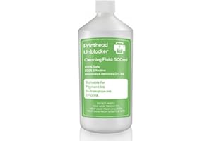 IDYD DTG Print Head Cleaning Fluid 500ml Clean & unblock printhead nozzle for Epson / Brother printer print head