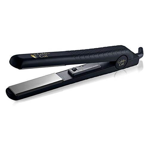 Golden Curl Keramik Glätteisen GL806 – Professionell fortgeschrittene Dual Voltage flache Eisen Platten für alle Haartypen (Schwarz) - 6