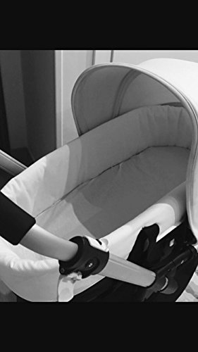 Funda capazo para bugaboo bee pique rombo abeja blanco