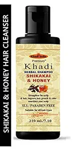 Shikakai & Honey Hair Shampoo/Cleanser SLS & PARABEN FREE 210ML