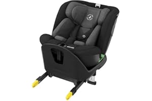 BEBE CONFORT Maxi-Cosi Emerald ISOFIX Car Seat, i-Size Safety, G-Cell Technology, Rearward and Forward Facing, from Birth up to 7 Years, 25kg, Authentic Black