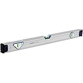 Bosch Professional 1600A01V3Y spirit level (aluminum body, sturdy end caps), blue, 60 cm