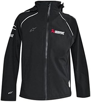 Alpinestars hooded leisure jacket Akrapovic Alpinestars, black, 1, black, XL