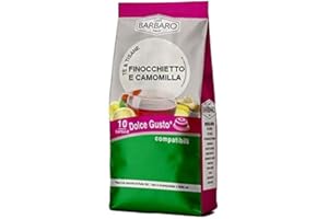 CAFFÈ BARBARO TISANA FINOCCHIETTO E CAMOMILLA BARBARO - 10 CAPSULE COMPATIBILI DOLCE GUSTO da 3.5g