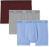  Calvin Klein Trunk 3pk Bóxer, Gris (Silver Lake/Monument/Pheobe Rsz), X-Large (Pack de 3 para Hombre