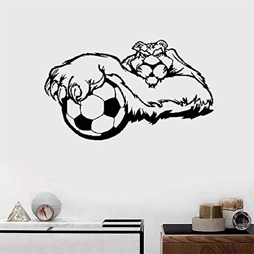 Preisvergleich Produktbild wandaufkleber kinder junge Fußball-Sport-Tiger-Maskottchen