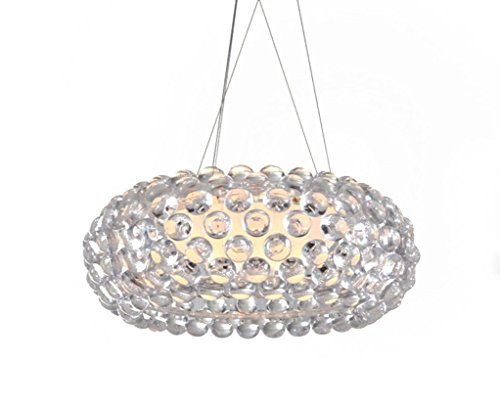 Preisvergleich Produktbild AYAYA Esstischlampe Cabo Kugel Pendelleuchte Hängelampe Esszimmerlampe Italien Design Ion Transparente Draht-Leuchter Zeus, Schweiß Wohnzimmerlampe Restaurant-Beleuchtung, 50CM