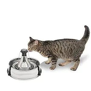 PetSafe Drinkwell Stainless Multi-Pet Dog and Cat Water Fountain, 128 oz.