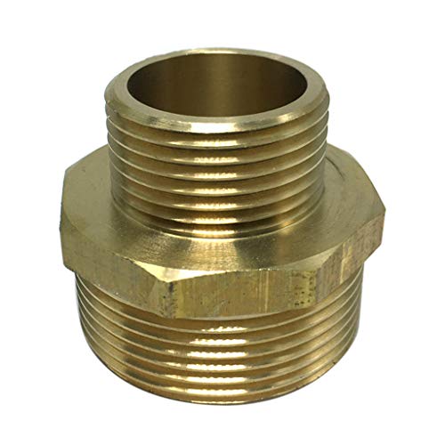 Preisvergleich Produktbild Almencla Messing Schnellkupplung Gewindeadapter Rohrgewinde Rohrverschraubung, Verschleißfest und Korrosionsbeständig - Model_3