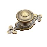 TXXCI 6Pcs Möbelknopf Schrankknöpfe Möbelknöpfe Set Möbelgriff Türknopf Cabinet Pulls Schrank Griffe Tür-Fach-Knöpfe für Dresser Kitchen – Bronze - 3