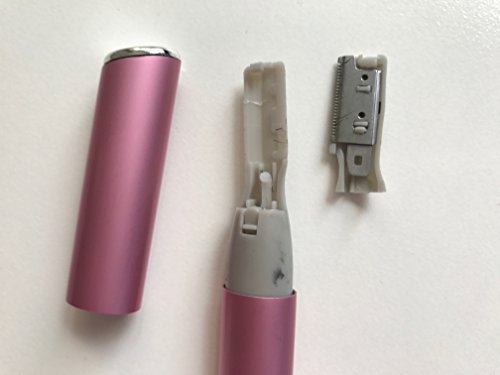 TOPSELLER: Augenbrauentrimmer / Augenbrauenrasierer / Augenbrauenformer / Trimmer/ Gesichtshaarschneider von Moni Gutezeit, batteriebetrieben, Farbe pink - 6